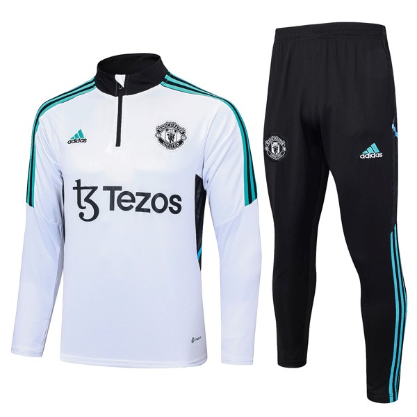 Sudadera De Training Manchester United 2024 Blanco